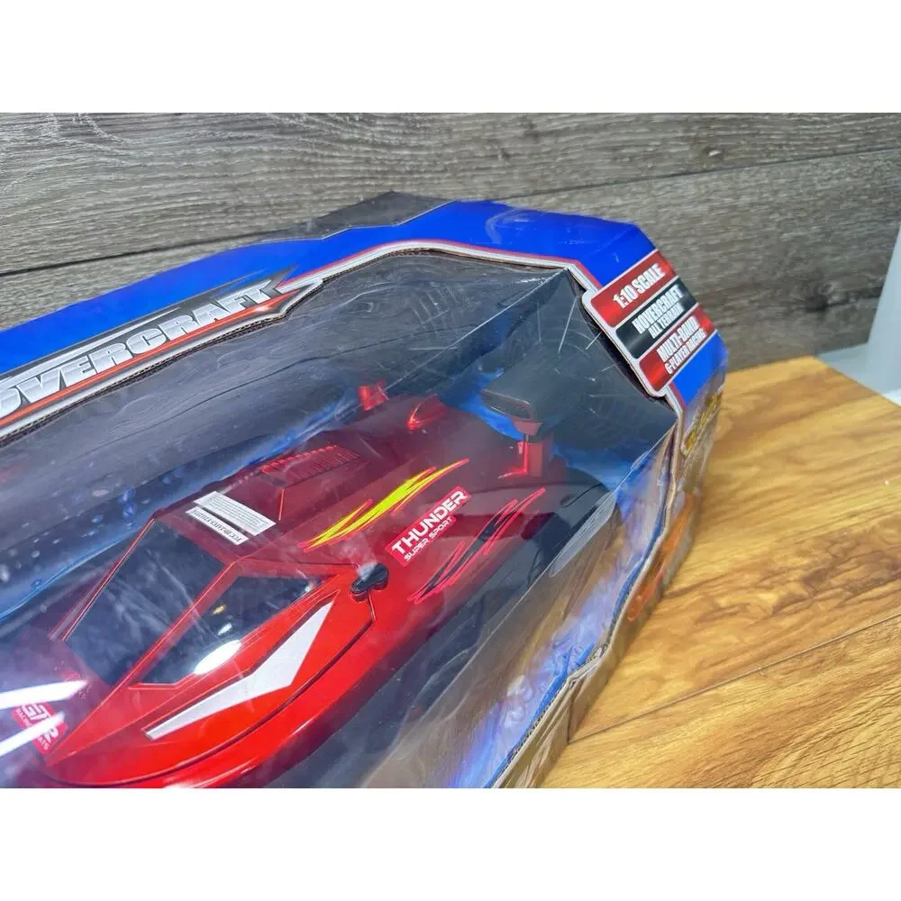 NQD 757 Series Radio Control Hovercraft Super Sports 1:10 Scale 2.4GHz Red Boat